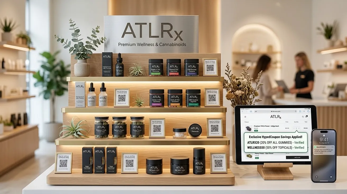 ATLRx: Discover Premium Hemp-Derived Wellness Products While Saving More with Exclusive Deals